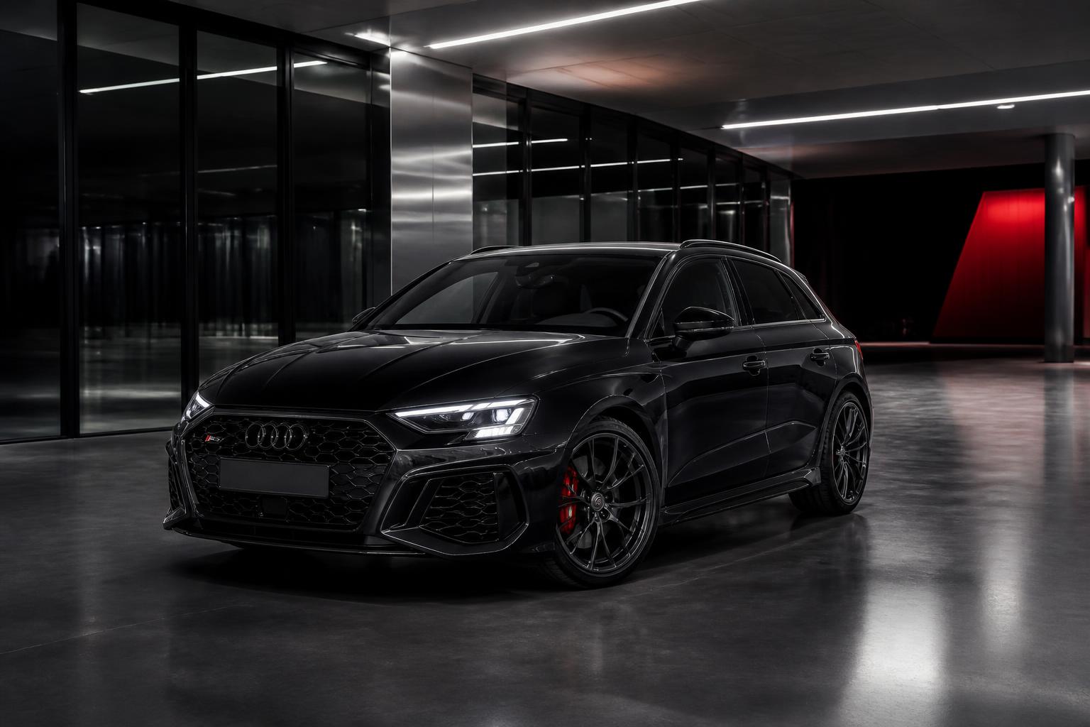 Audi RS3 — performance car hire from PCR Premium Car Rentals